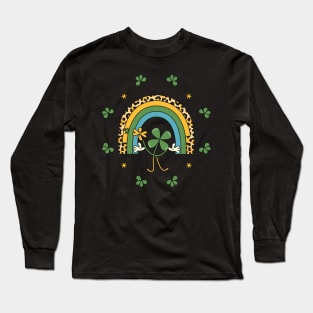 shamrock dancing Long Sleeve T-Shirt